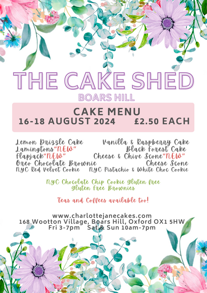 A week in the life of a cake shed owner...