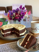 Load image into Gallery viewer, 8&quot; Red Velvet Cake - PRE-ORDER FROM THE CAKE SHED BOARS HILL OXFORD £30.00
