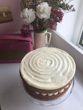 Load image into Gallery viewer, 8&quot; Organic Carrot &amp; Walnut Cake - PRE-ORDER FROM THE CAKE SHED BOARS HILL OXFORD £40.00
