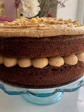 Load image into Gallery viewer, 8&quot; Coffee &amp; Walnut Cake - PRE-ORDER FROM THE CAKE SHED BOARS HILL OXFORD £30.00
